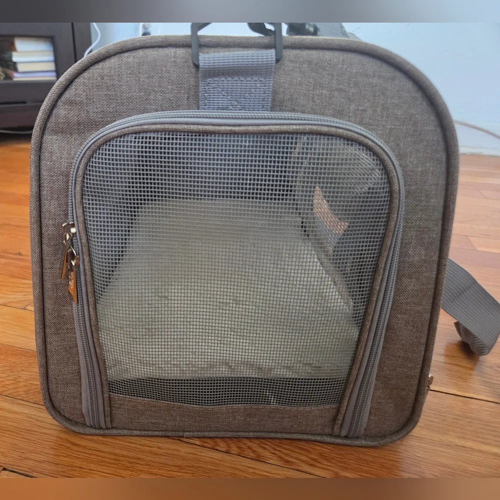 Gray Pet Travel Bag